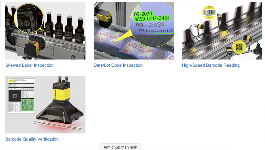 Vision System for Food & Beverage