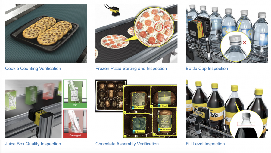 Vision System for Food & Beverage