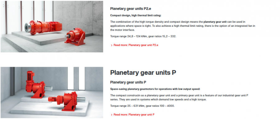 Planetary gear units