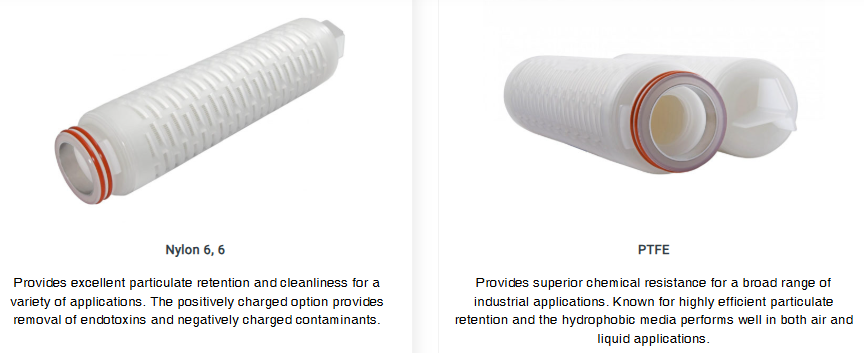 Pleated Membrane Cartridges