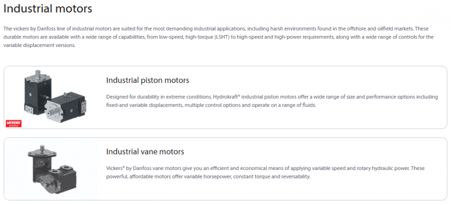 Hydraulic valves / Pump/ Motor