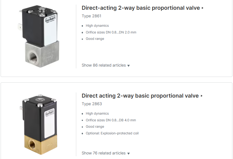 Proportional Valves