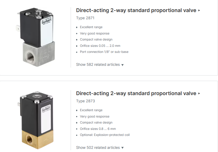 Proportional Valves