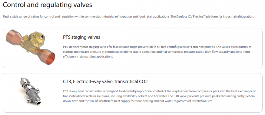Valves for Cooling 