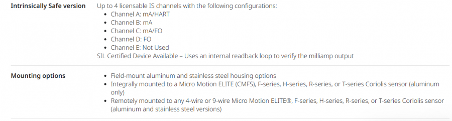 Micro Motion™ 5700 Field-Mount Transmitter