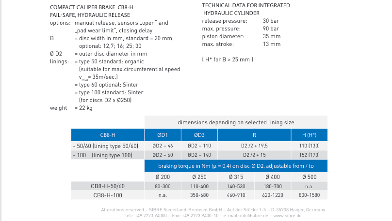 Service Brakes