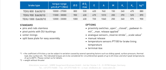 Service Brakes