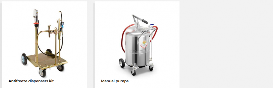 Windshield washing liquid and antifreeze equipments
