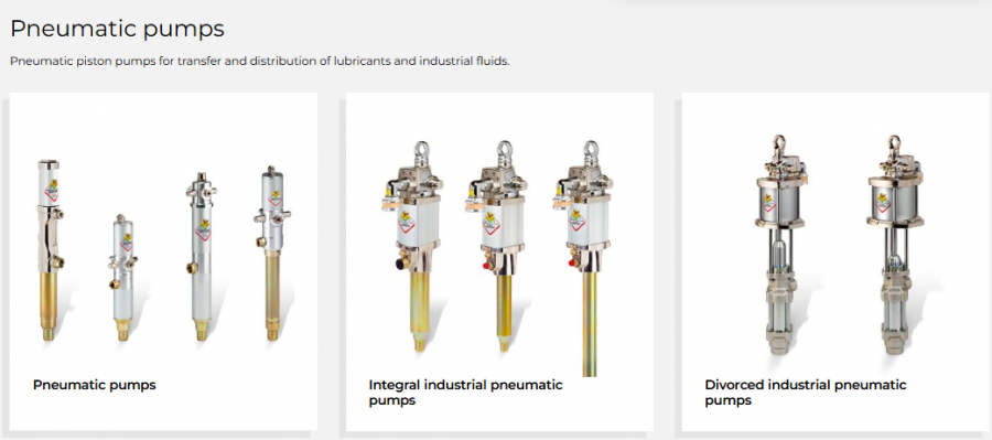 Pneumatic pumps