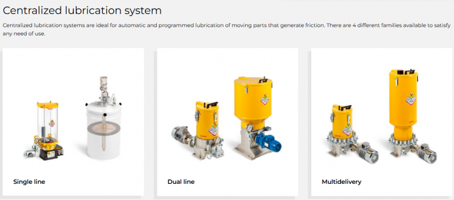 Centralized lubrication system