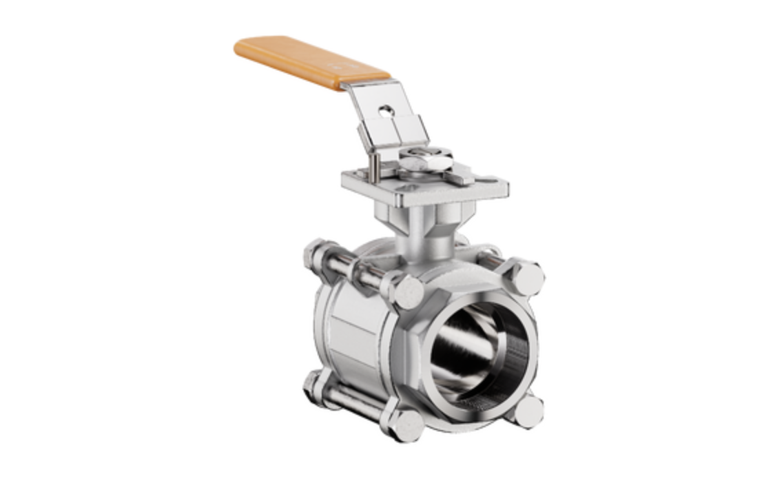 V-3MH 3-piece ball valve