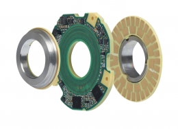 Absolute rotary encoders without integral bearing