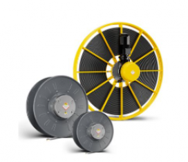 Industrial hose and cable reels